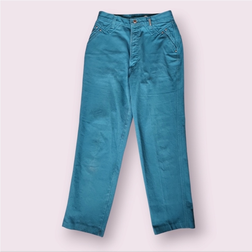 Vintage Rockies | Turquoise Blue Western Jeans
Size 30 11